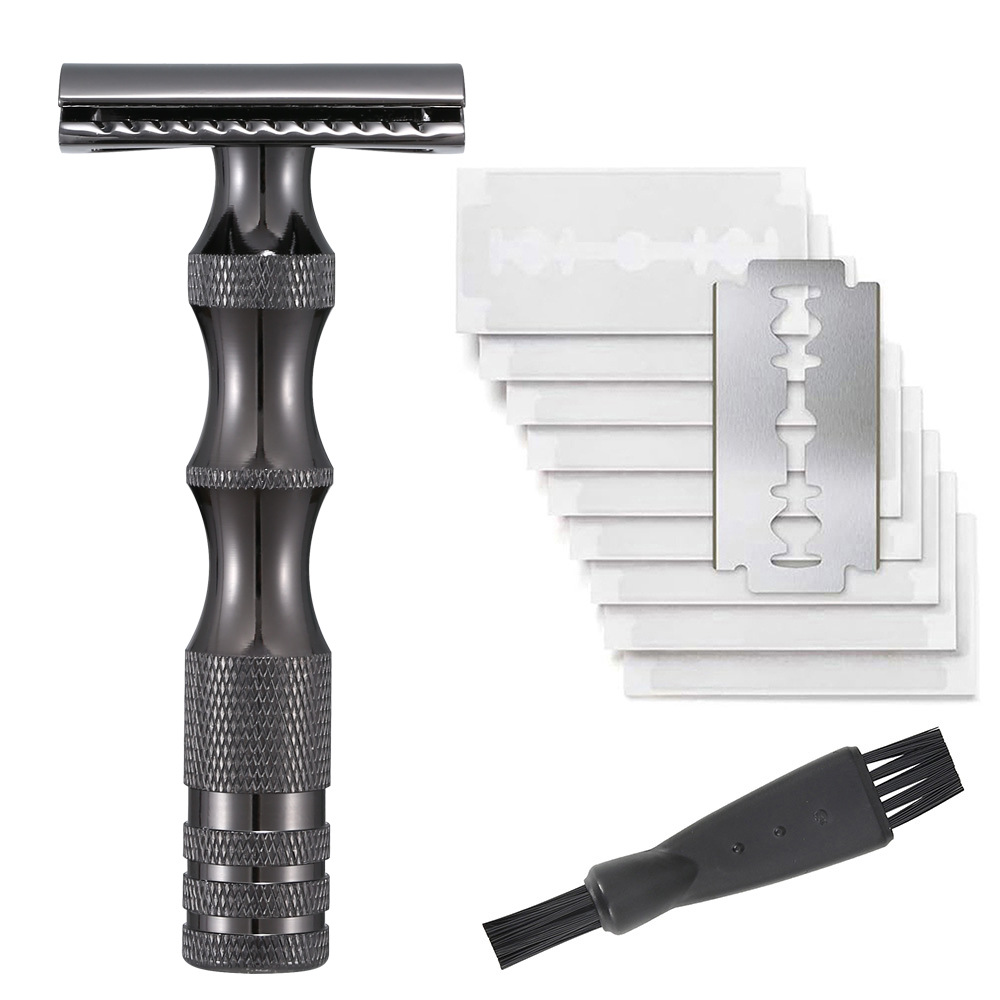 Amazon Same Style Men's Manual Old Style Razor Men's Razor Old Style Metal Razor Shaving Knife