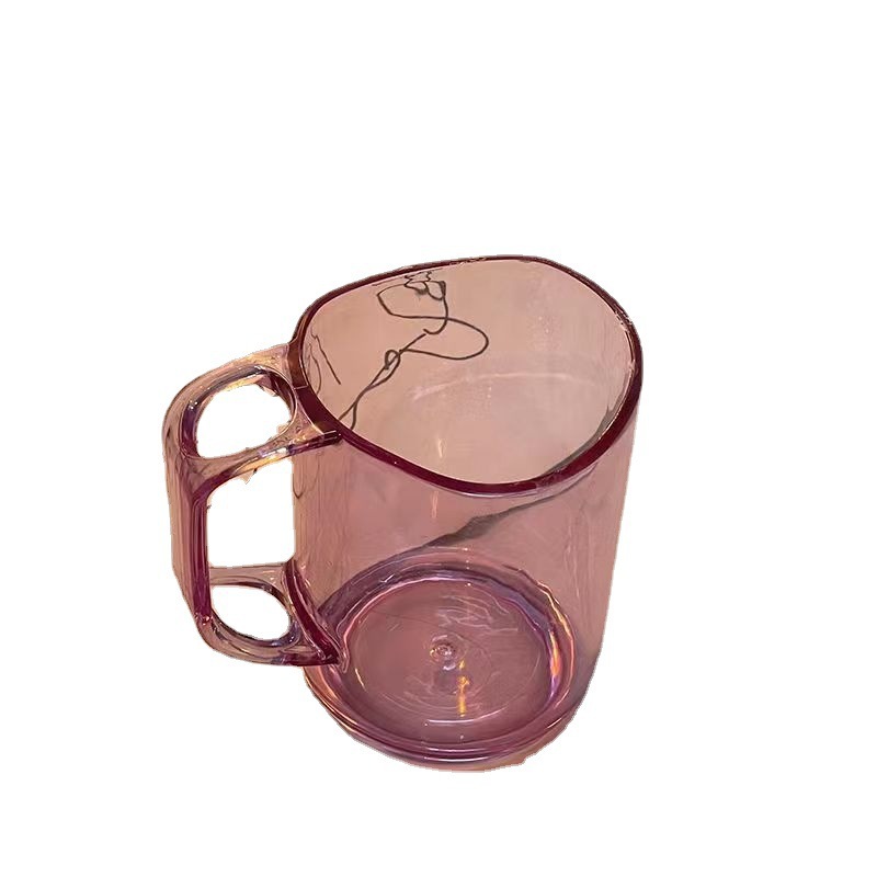 Taza de enjuague bucal japonés cepillo de dientes simple taza de pasta de dientes botella de agua de plástico cepillado pareja taza de lavado con taza de plástico