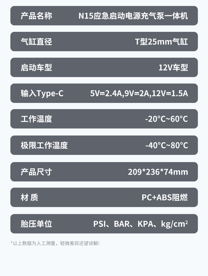 [N15] Buwei Triangular Outdoor Portable Warning Light Multi-Functional Inflatable Emergency Power Supply Tripod