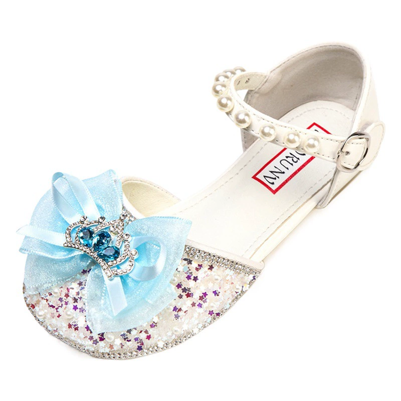 Сандалии для девочек 2023 Летняя мода иностранные туфли для девочек