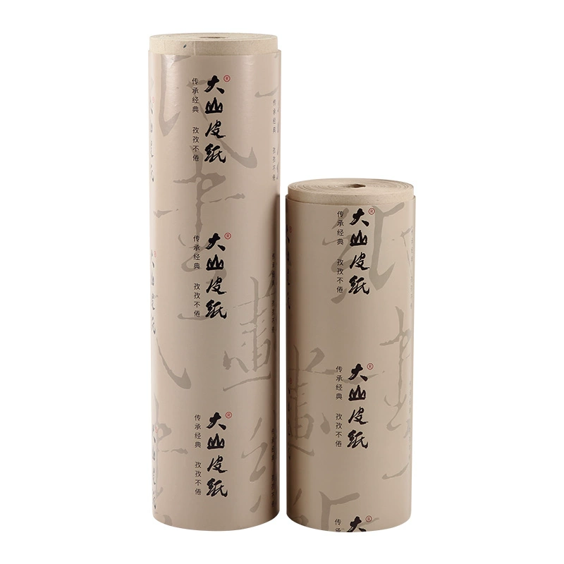 Special 100-meter long scroll rice paper brush for calligraphy for rough edges, French painting practice paper for beginners practice brush