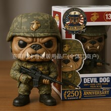 �羳��ƷU.S. Marine Corps Devil Dog Figure