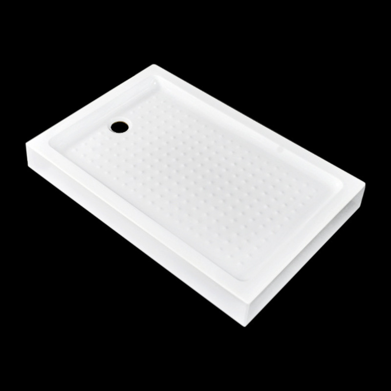 Shower Room Base Acrylic Thickeneded Basin Rectangular Bathroom Waterproof Chassis Bathroom Bottom Support Non-Slip and Wear-Resistant