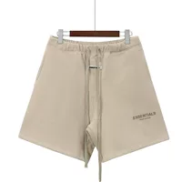 Летние хлопковые спортивные шорты для мужчин и женщин для отдыха, европейский стиль, свободный крой, высокая талия
