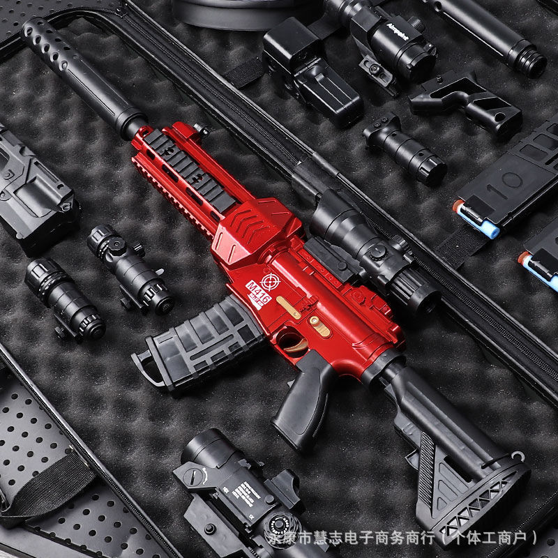 AK47 juguetes de simulación de armas AKM eléctricas de asalto continuo AK rifle de bala suave juguetes para niños