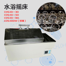 COS-110×50水浴恒温振荡器三角锥瓶液体摇瓶机培养箱恒温摇床