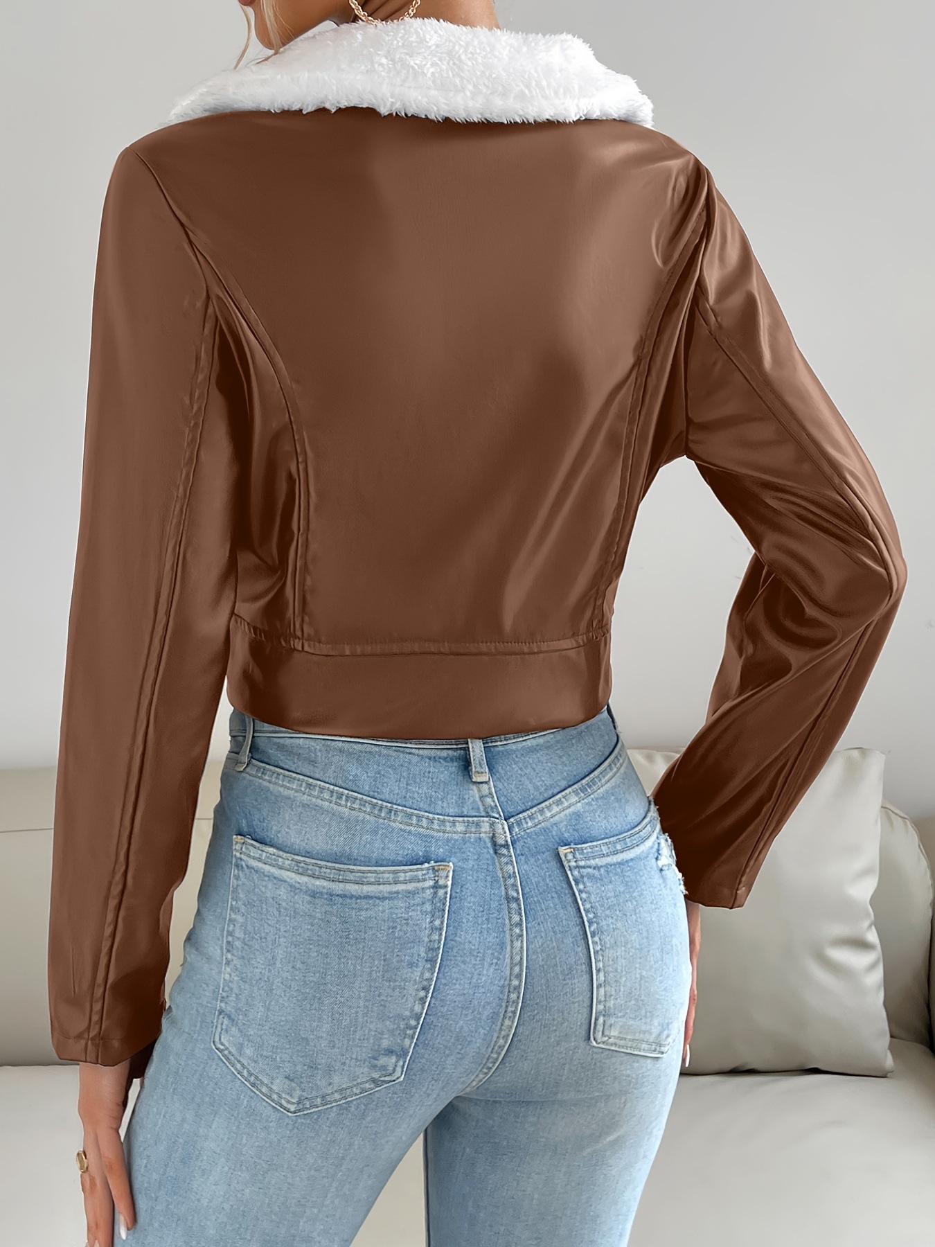 Women's Clothing Fashion Leather Jacket_voghion.com