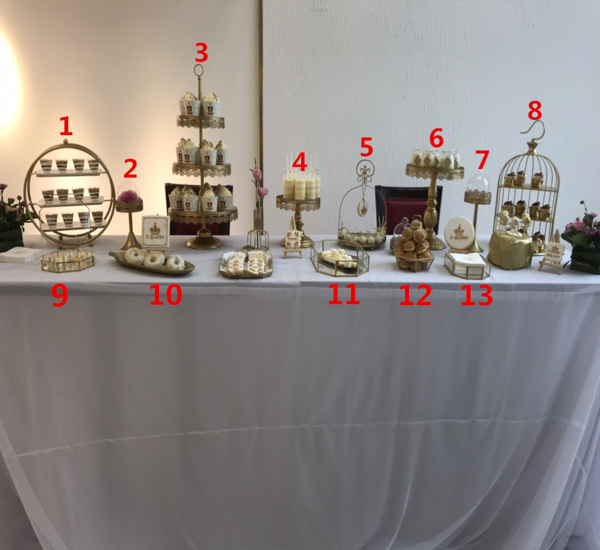 Estilo europeo té de la tarde Merienda stand creativo boda postre Mesa decoración postre pastelería pastel soporte de comida fría soporte de exhibición