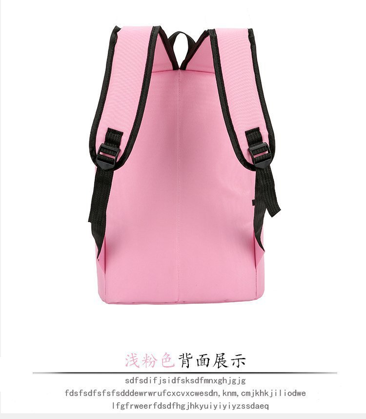 2026er koreanische Schultertasche mit Buchstabenmotiv für Jungen und Mädchen, Mittel- und Oberschüler, Schultasche für Damen mit großem Fassungsvermögen, Campus-Segeltuch-Rucksack