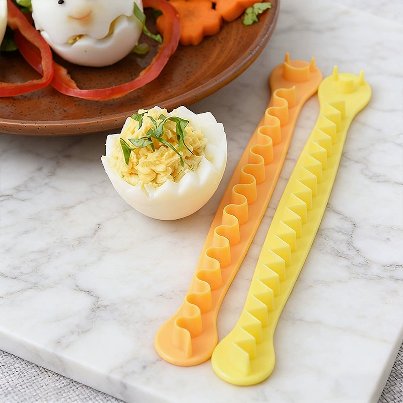 Fancy egg cutter Kitchen Creative Creative Erper Eggs Egg Yolk Chicken Salad Make Chef Tool
