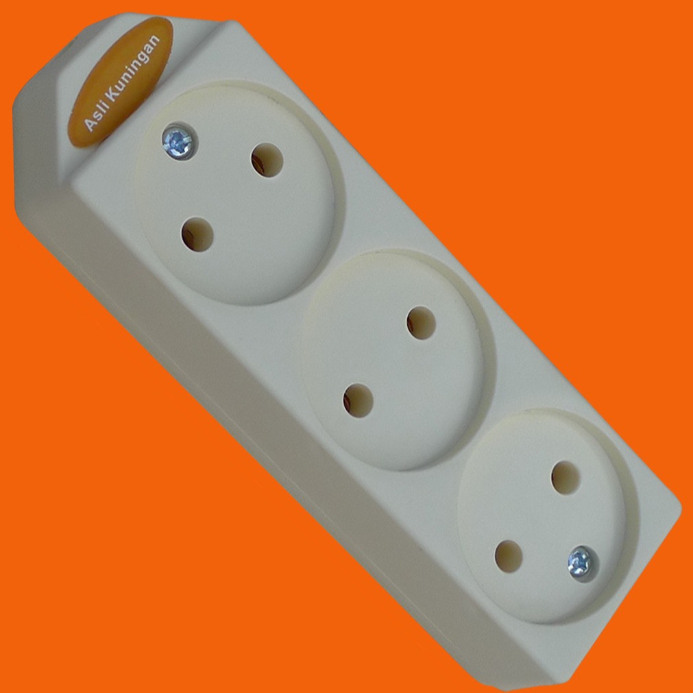 供应可拆卸可接线　三位无接地　欧式接线板 (E5003)