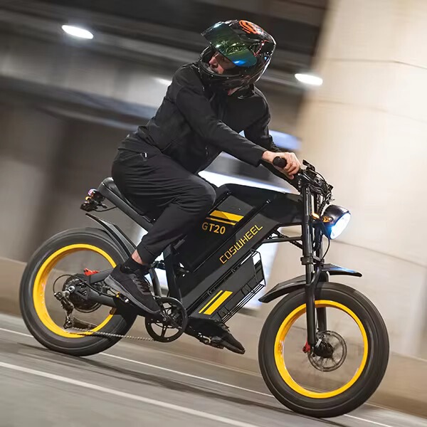 Gt20 20inch Fat Tire Electric Bicycle Adult Off-Road Power-Assisted Vehicle Beach and Mountain Lithium Battery Scooter
