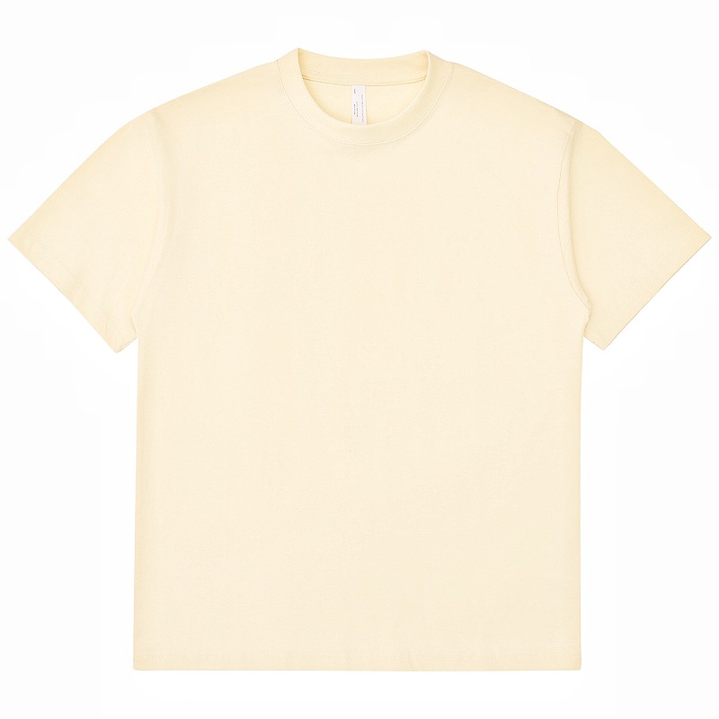 Ropa de hombre LVLV | Tamaño europeo retro americano transfronterizo ameikaji marca de moda algodón pesado de gran tamaño camiseta suelta