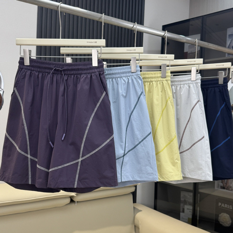 Kemi Ai Jiao Jia! Outdoor Mountain-Style Couple's Lightweight Breathable Color-Blocking Hasselblad Line Quick-Dry Casual Shorts Five-Point Pants Kemi Ai Jiao Jia! Outdoor Mountain-Style Couple's Lightweight Breathable Color-Blocking Hasselblad Line Quick-Dry Casual Shorts Five-Point Pants