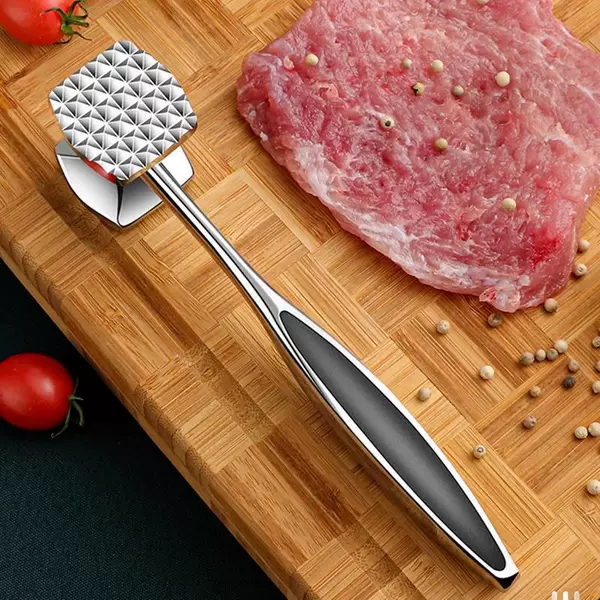 Kitchen Meat Tenderizer Hammer, Steak Hammer, Alloy Meat Tenderizer, Double-Sided Meat Hammer for Home Use
