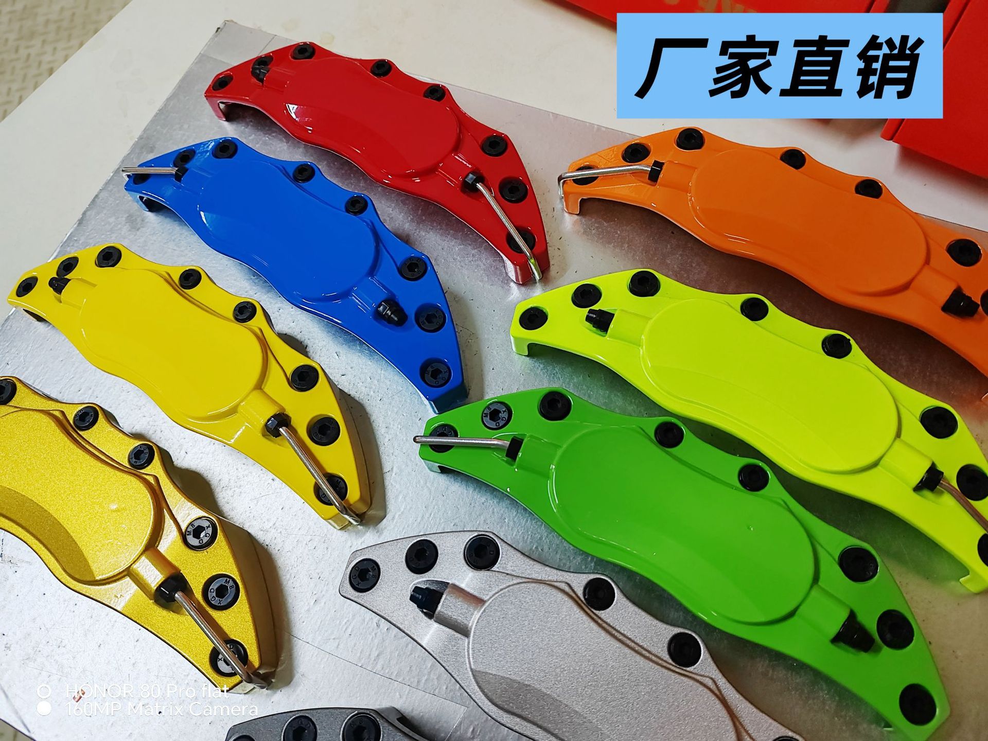 Car Modified Wheel Hub Caps, Decorative Brake Covers, 3D Brake Caliper Decorations, Large and Medium-Sized Caliper Covers