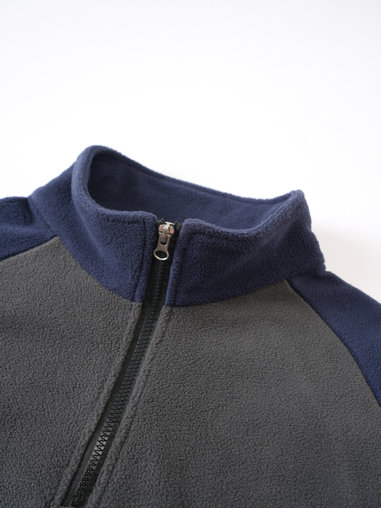 Men's Tactical Thermal Zip-up Sweater Jacket With Stand-up Collar_voghion.com
