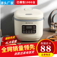志高电饭煲4-5人4升智能预约电饭锅多功能保温锅家用煲仔饭陶晶