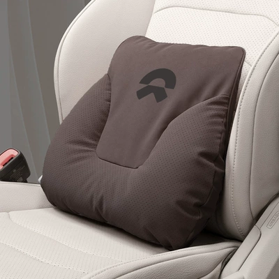 Headrest, Support, Neck Pillow, Car - horn-style-mocha-brown-weilai-one-pack-of-lumbar-support