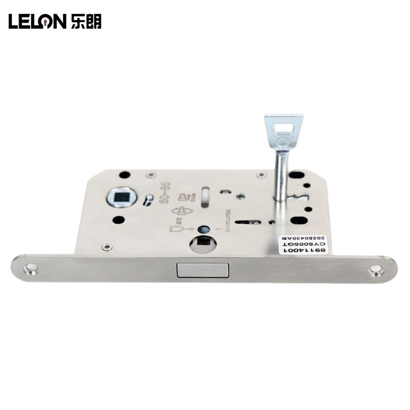 Cuerpo de cerradura con núcleo estándar europeo con llave Multicolor Customized 5085 Distancia de orificio Cuerpo de cerradura de acero inoxidable Cerradura de puerta silenciosa Cuerpo de cerradura magnética