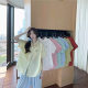 Yunmingsha 2024 Design Polo Collar Short-sleeved Shirt Coat Women's Summer Bow Embroidered Mid-length Top