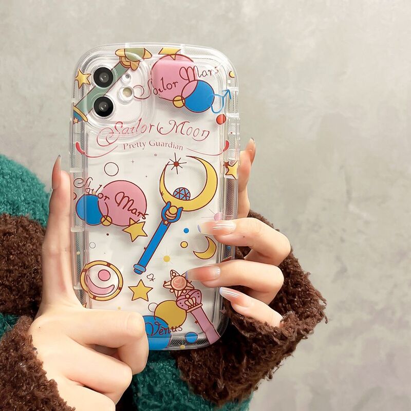 Sailor Moon Mobile Phone Case for Apple 11/12/13Pro iPhone 14Pro Max Air Cushion Transparent Case Sailor Moon Mobile Phone Case for Apple 11/12/13Pro iPhone 14Pro Max Air Cushion Transparent Case