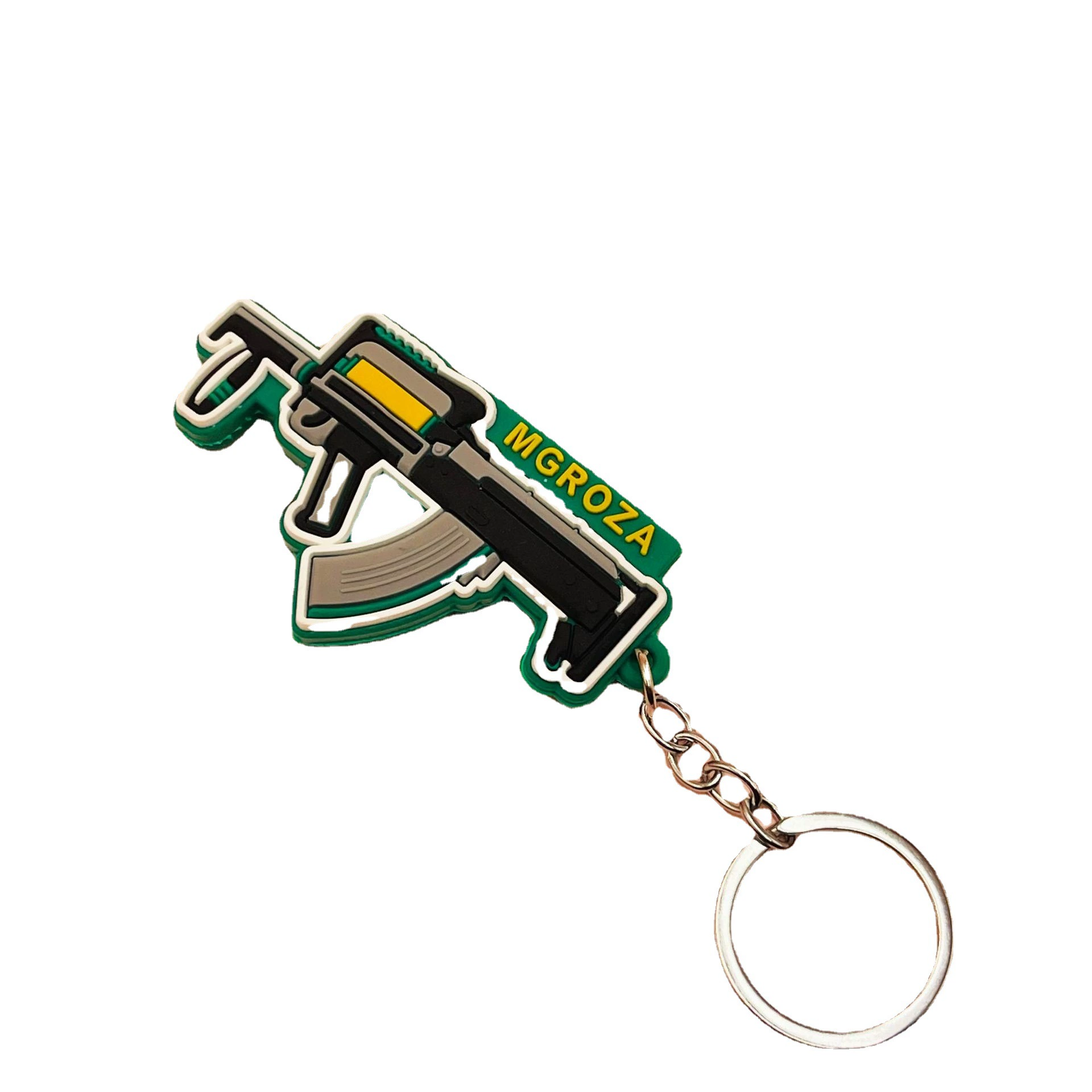 Big keychain, gun model, pendant, Birthday gift