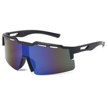 欧美时尚运动太阳镜2025新款户外骑行半框墨镜外卖骑手防风护目镜