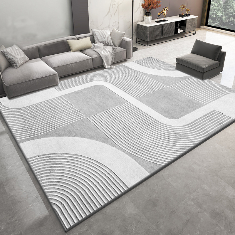 Cross-border agency simple line clause living room bedroom full carpet Nordic style study room full dirty-resistant large carpet 