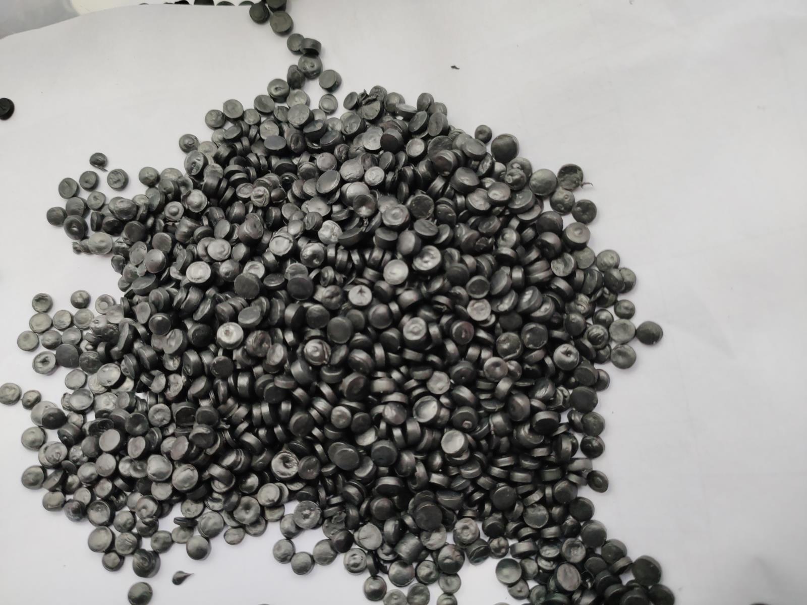 聚乙烯HDPE再生料管道 黑色吹塑HDPE塑料颗粒 高强度HDPE再生料