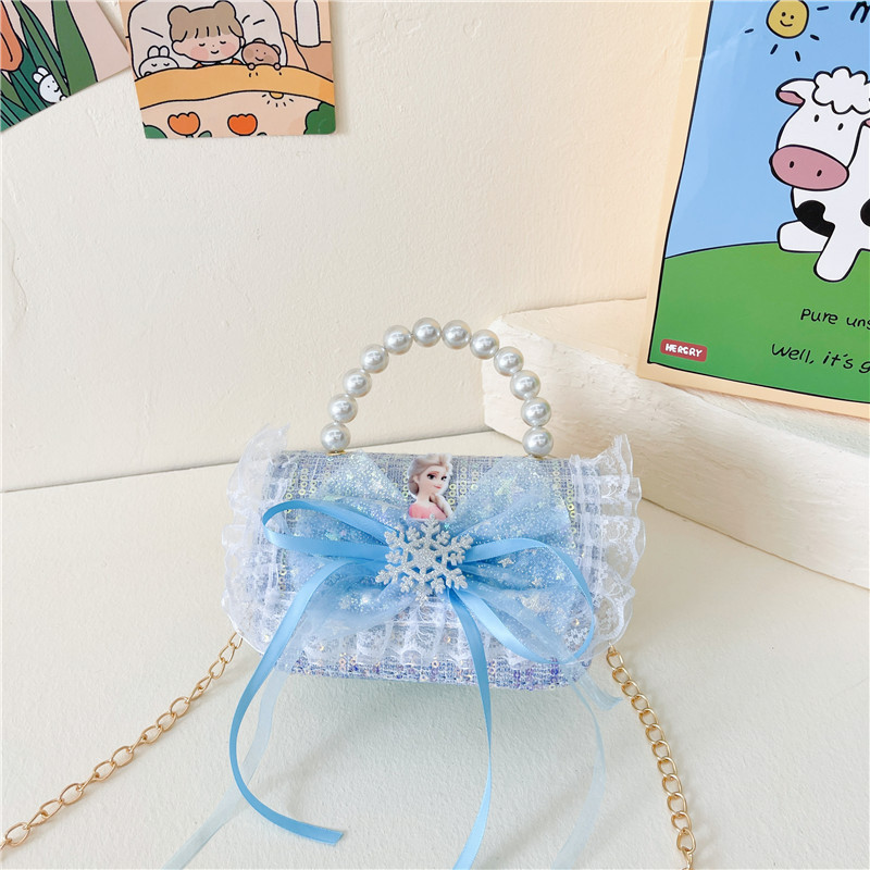 Baja de arco para niños ropa para niños bolsas lindas bolsas de cambio 2024 nuevo pañuelo de cáscara dura bolsas de tramo inclinadas bolsas de princesa de niñas