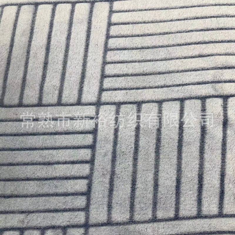 2021新款法兰绒背印剪花系列  法兰绒背印剪花家纺服装面料