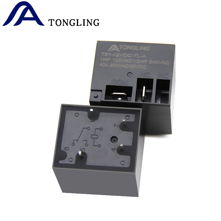 T91ハイパワーリレー4脚ノーマルオープンリレー5v/12v/24v給湯器15fリレー30a/40a|undefined