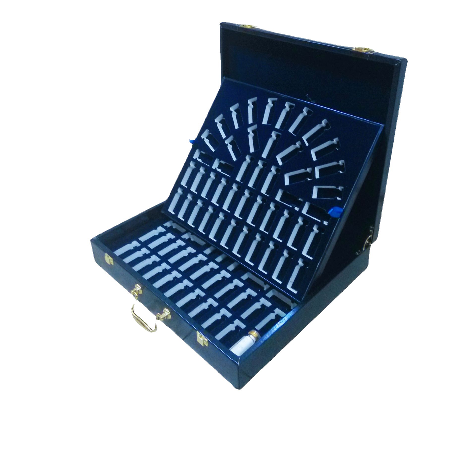 美容院专用高档化妆品PU皮裱木板精品包装纹绣礼盒收纳工厂直销