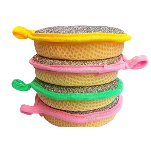 Yuanbao towel dishwashing brush double-sided oil Yuanbao towel absorbent rag kitchen cleaning dishwashing sponge scouring pad sponge wipe