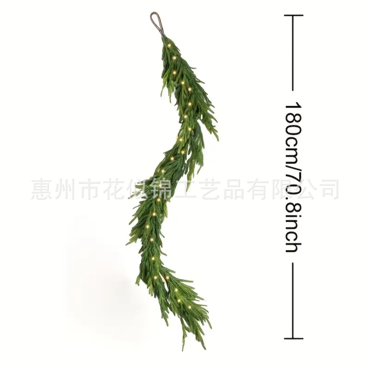 1.8m 노포크 소나무 등나무 + LED 조명