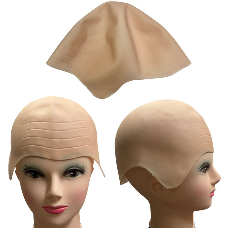Halloween COSplay scalp wig bald head monk simulation rubber scalp headgear masquerade show Halloween COSplay scalp wig bald head monk simulation rubber scalp headgear masquerade show