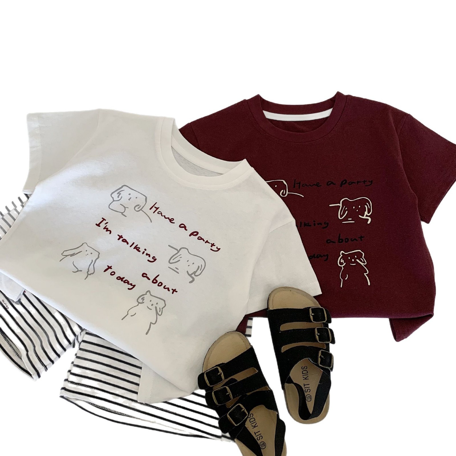 Camiseta de manga corta para niños Maibao 2025 nuevo estilo top de verano para niños ropa de verano para niños camiseta de media manga para niños al por mayor