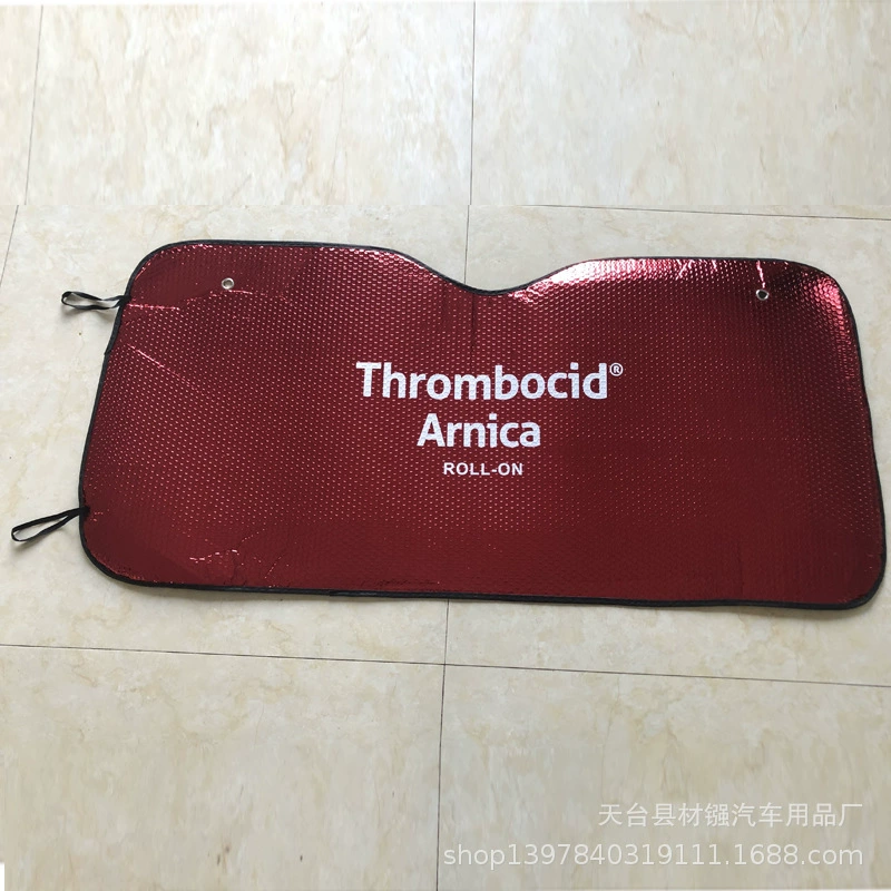 Автомобильный солнцезащитный козырек 130*60 передних передач цветной алюминиевой фольги