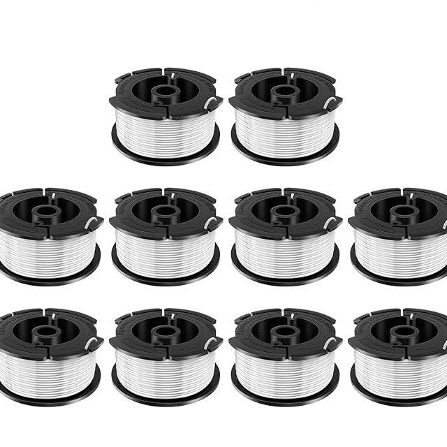 BLACK+DECKER AF-100-3ZP更换线轴尼龙打草头 割草线 打草绳10个