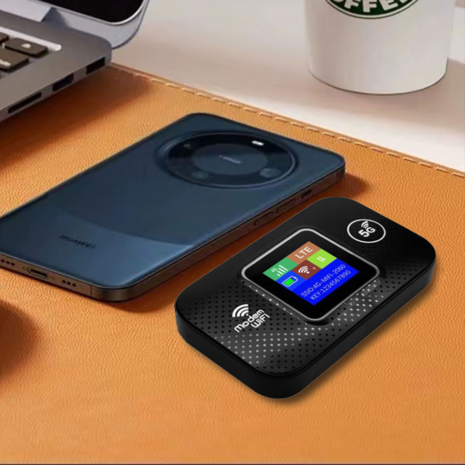 4G随身网wifi便携式无线路由器 插卡路由器无线车载mifi router