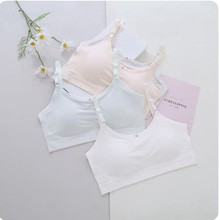 少女内衣发育期学生初中女孩第二阶段运动防震青春期纯棉文胸吊带