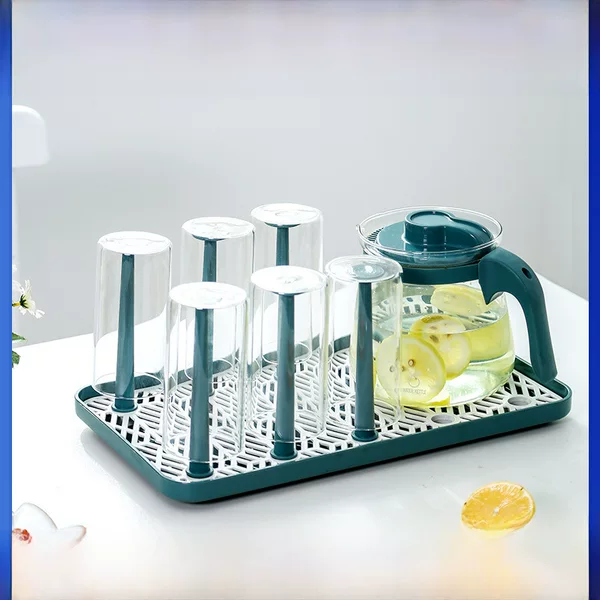 Cup Holder, High-End Water Cup Hanging Drying Rack, Household Tea Set Storage Tray, Storage Rack, Mug Storage Rack
