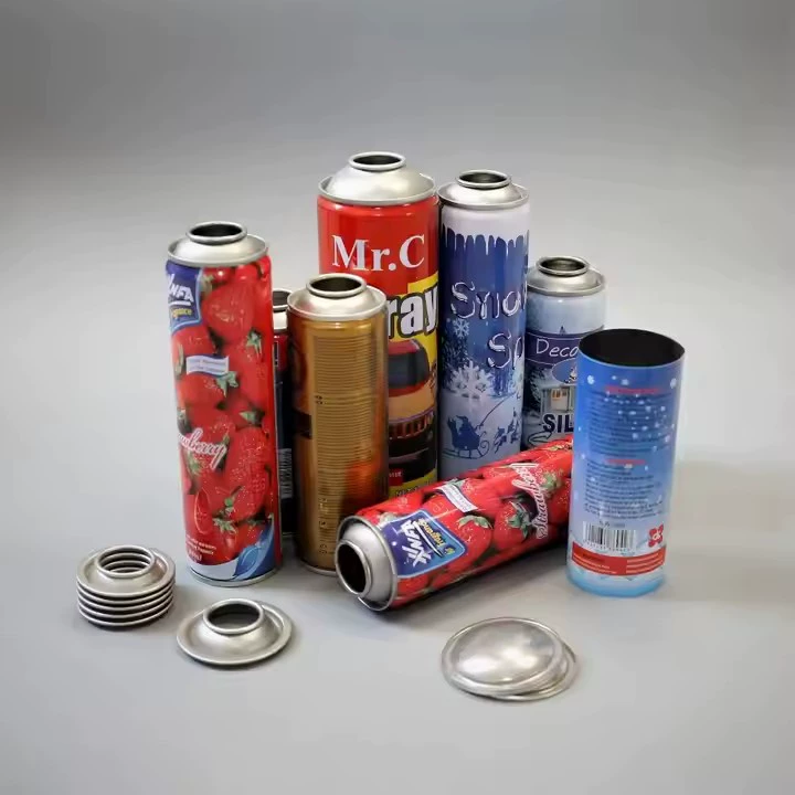 Высококачественные индивидуальные жестяные пустые баллончики для распыления, самозаливные распылительные клапаны, железные банки, аэрозольные баллончики для лака для волос и стайлинга.