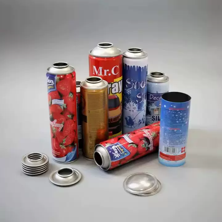 高品质定制马口铁空喷雾罐自喷漆喷头阀门铁罐发胶定型喷雾气雾罐