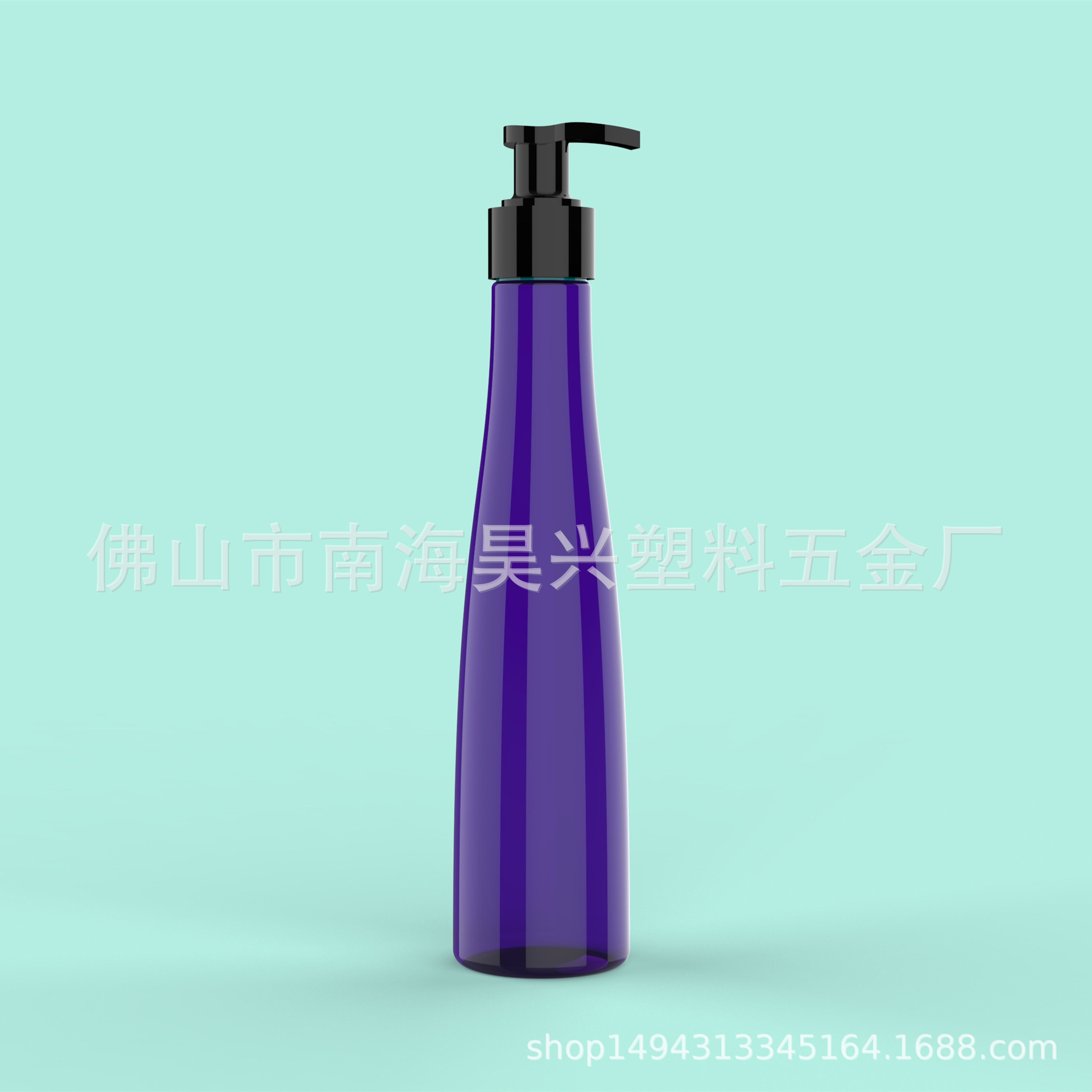 300ML PET 뷰티 및 헤어 샴푸용 로션 펌프 포함 빈 병 포장 재료 제조업체 맞춤형