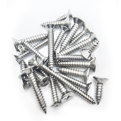 304 stainless steel cross countersunk head self-tapping screws flat head self-tapping screws cross wood screws M3M3.5M4M5M6