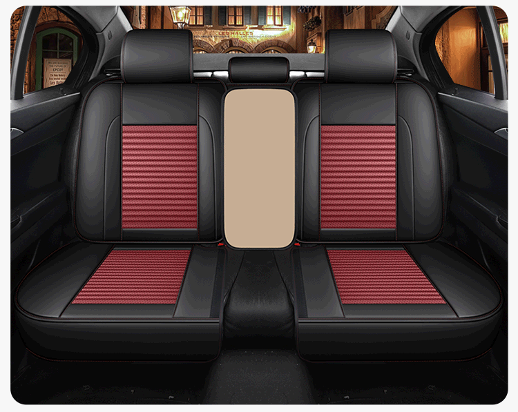 Car Seat Cover for All Seasons, Fully Enclosed Seat Cushion, Solid Waist Leather Car Seat Cushion, Fully Enclosed Car Seat Cover