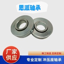 厂家直供现货批发冲压轴承带挡边6202  6003内径16  20手推车轴承