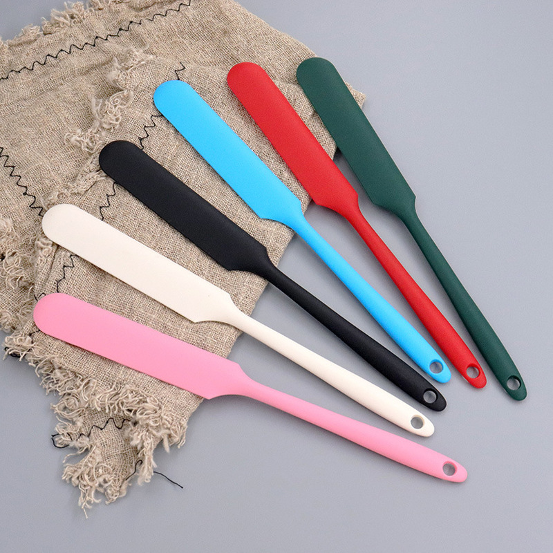small size Silicone Spatula Flour Small Spatula Jam Cheese Temperature Resistant Fruit Spatula Cake Spatula Stirring Kniver